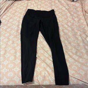 Black Slim Fit Leggings with Elastic Waistband